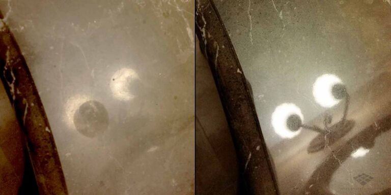 Marble etch removal