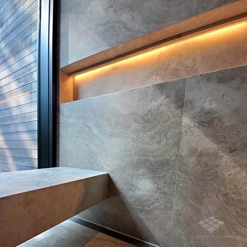 Marble finishes honed 3